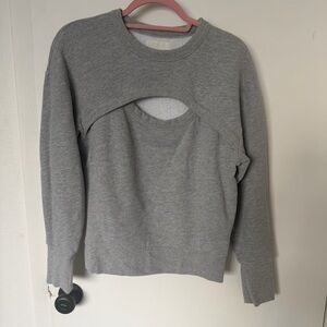 Citizens of Humanity Gray Cut-Out Women's Sweater Size XS